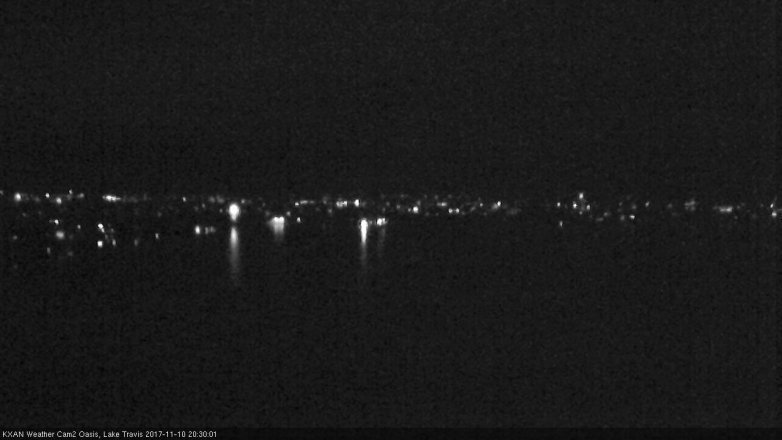 Lake Travis webcam, November 10, 2017 7:55 PM CT