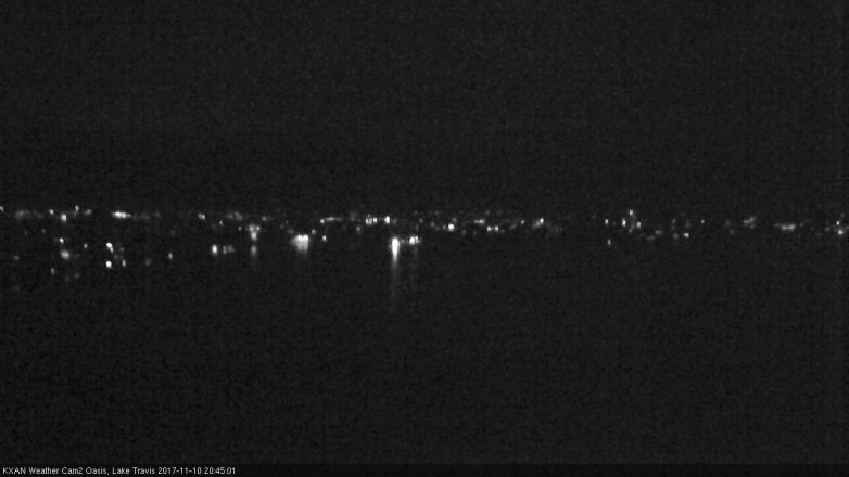 Lake Travis webcam, November 10, 2017 8:05 PM CT
