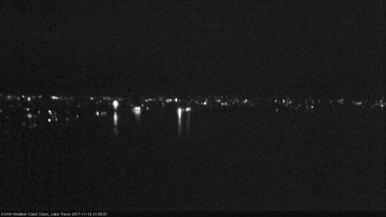Lake Travis webcam, November 10, 2017 8:15 PM CT