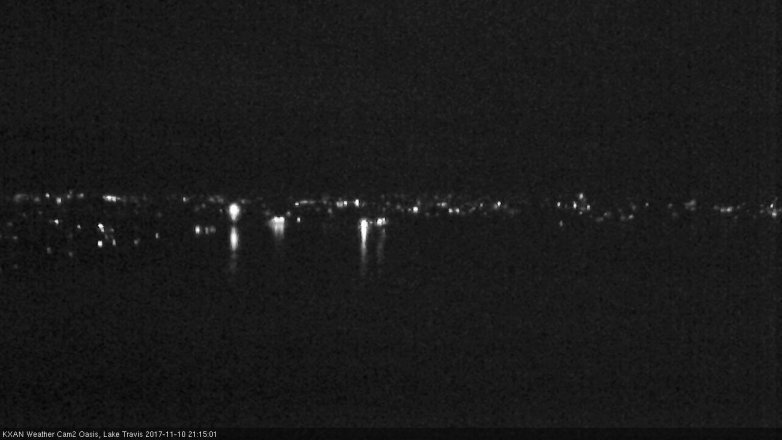 Lake Travis webcam, November 10, 2017 8:20 PM CT