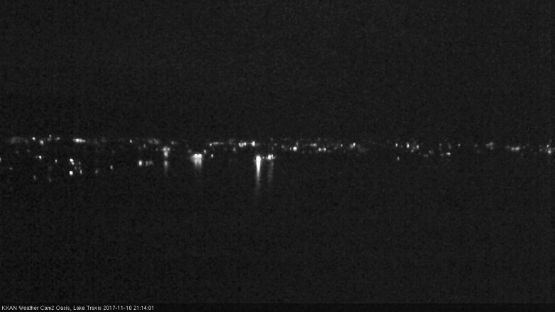 Lake Travis webcam, November 10, 2017 8:40 PM CT
