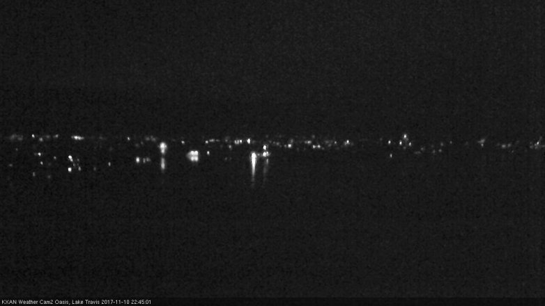 Lake Travis webcam, November 10, 2017 9:55 PM CT