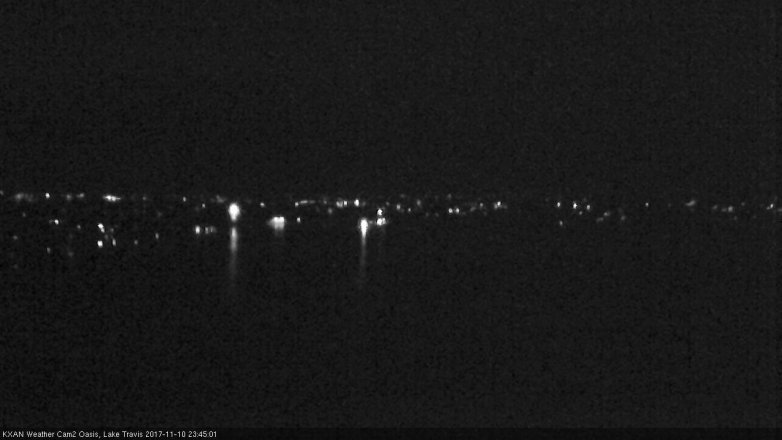 Lake Travis webcam, November 10, 2017 11:05 PM CT