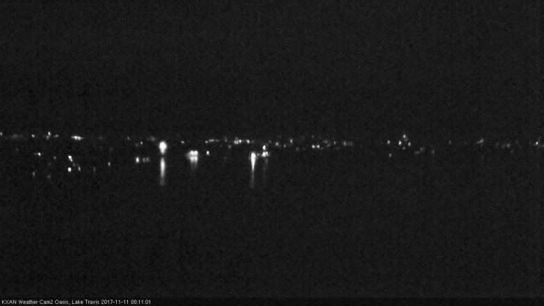 Lake Travis webcam, November 10, 2017 11:20 PM CT