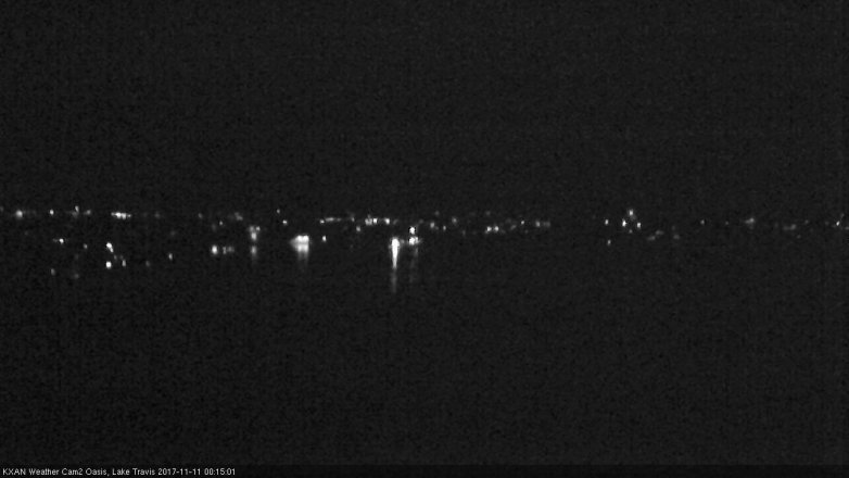 Lake Travis webcam, November 10, 2017 11:35 PM CT