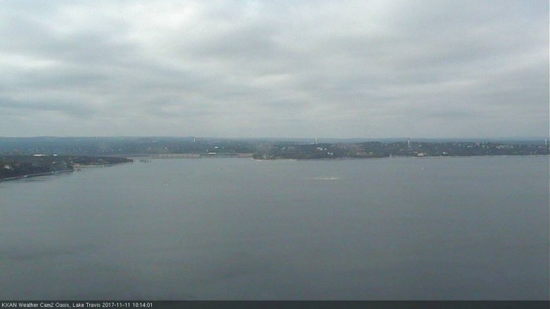 Lake Travis webcam, November 11, 2017 9:40 AM CT