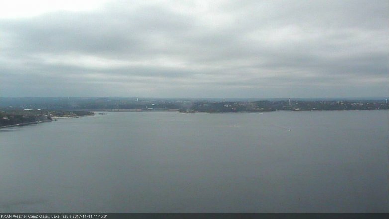 Lake Travis webcam, November 11, 2017 11:05 AM CT