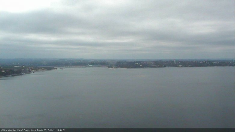 Lake Travis webcam, November 11, 2017 11:10 AM CT
