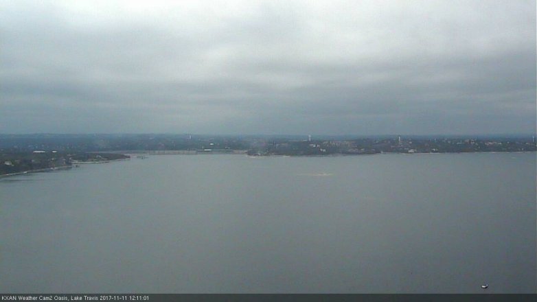 Lake Travis webcam, November 11, 2017 11:15 AM CT