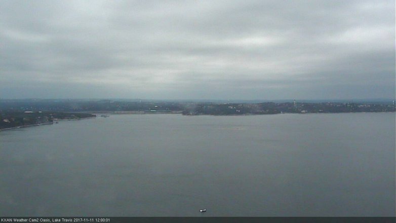 Lake Travis webcam, November 11, 2017 11:20 AM CT