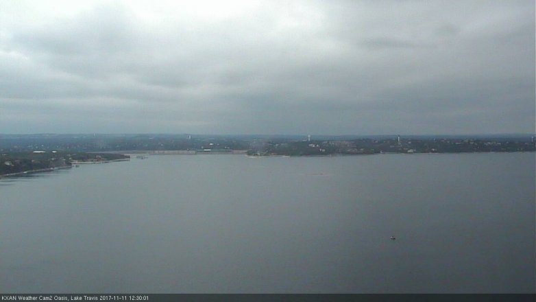Lake Travis webcam, November 11, 2017 11:55 AM CT
