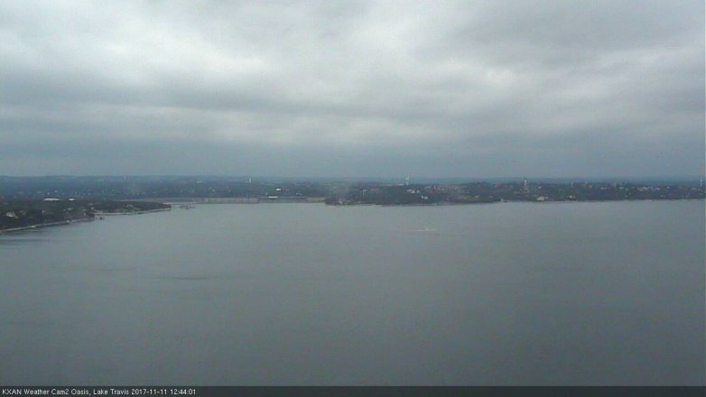 Lake Travis webcam, November 11, 2017 12:10 PM CT