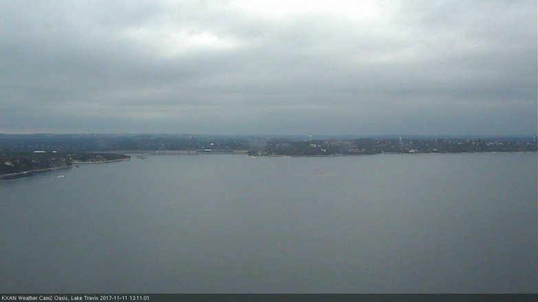 Lake Travis webcam, November 11, 2017 12:20 PM CT