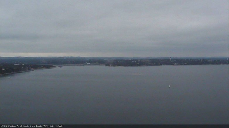 Lake Travis webcam, November 11, 2017 12:55 PM CT