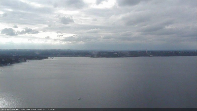 Lake Travis webcam, November 11, 2017 2:15 PM CT