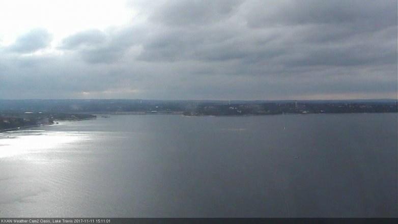 Lake Travis webcam, November 11, 2017 2:35 PM CT