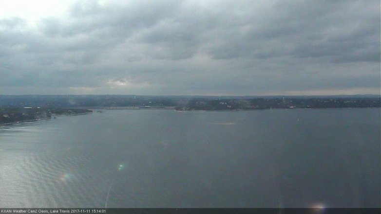 Lake Travis webcam, November 11, 2017 2:45 PM CT