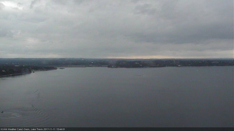 Lake Travis webcam, November 11, 2017 2:50 PM CT