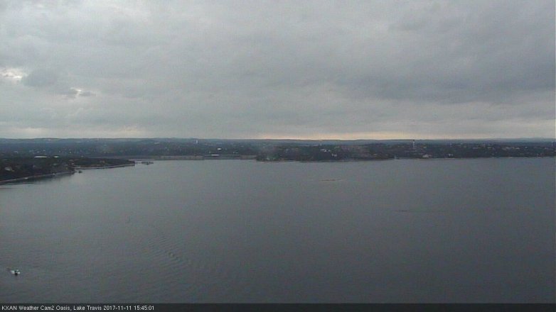 Lake Travis webcam, November 11, 2017 3:05 PM CT