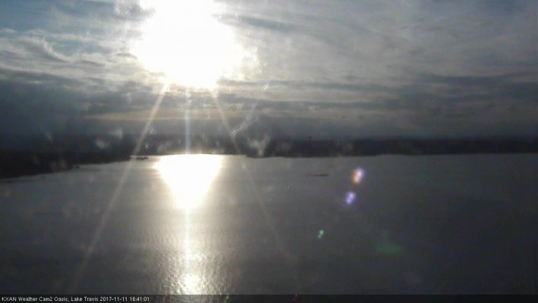 Lake Travis webcam, November 11, 2017 3:55 PM CT