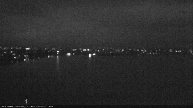Lake Travis webcam, November 11, 2017 5:35 PM CT