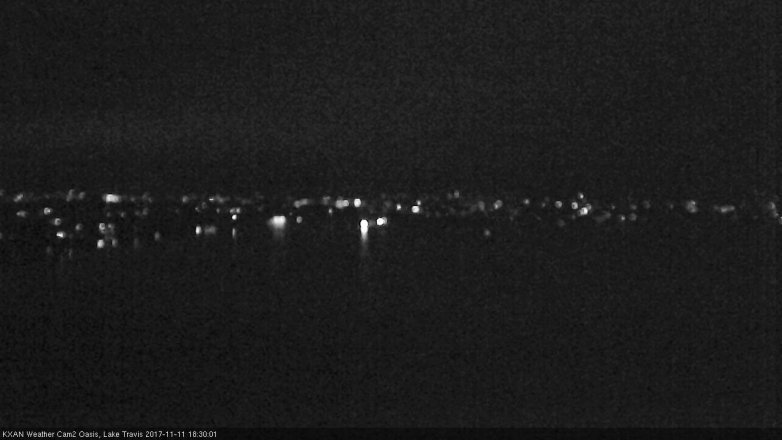 Lake Travis webcam, November 11, 2017 5:40 PM CT