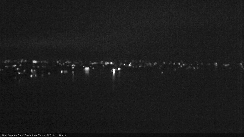 Lake Travis webcam, November 11, 2017 5:50 PM CT