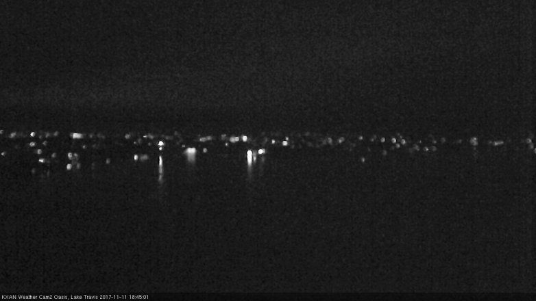Lake Travis webcam, November 11, 2017 6:00 PM CT
