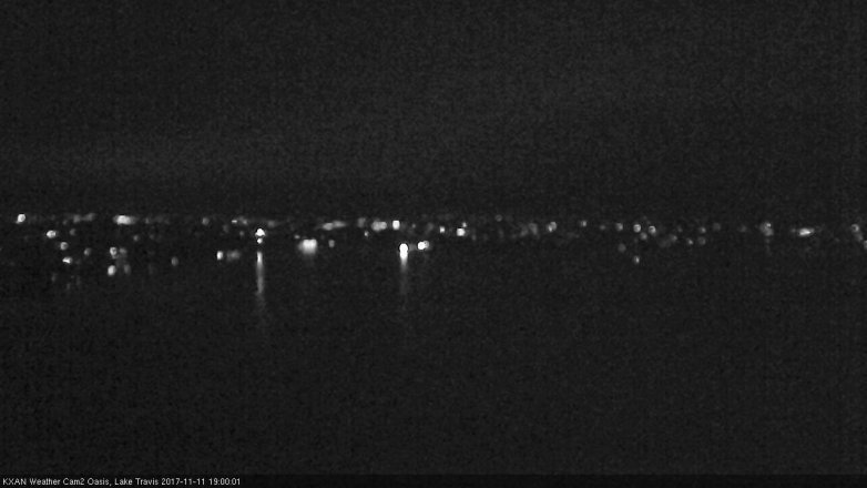 Lake Travis webcam, November 11, 2017 6:10 PM CT