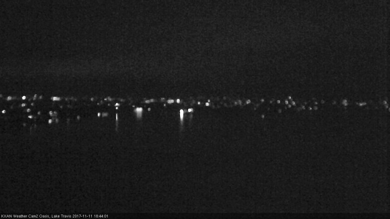 Lake Travis webcam, November 11, 2017 6:15 PM CT