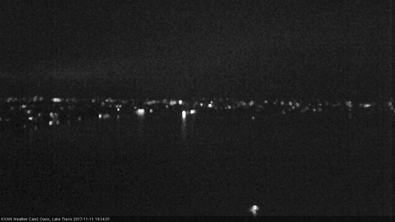 Lake Travis webcam, November 11, 2017 6:25 PM CT