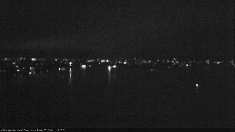 Lake Travis webcam, November 11, 2017 6:35 PM CT