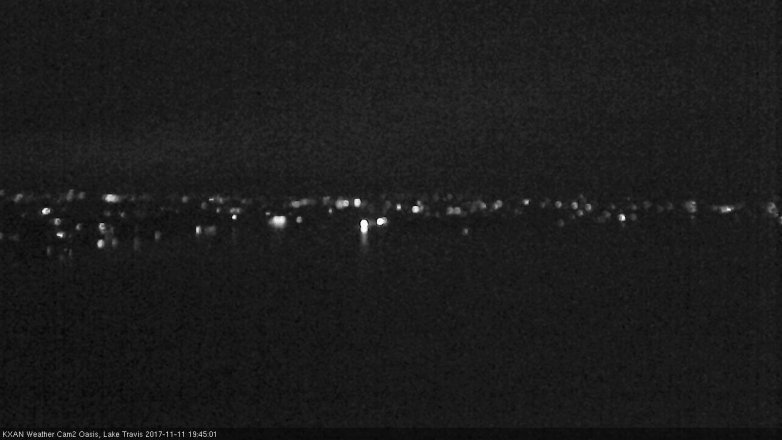 Lake Travis webcam, November 11, 2017 6:55 PM CT