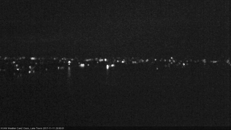 Lake Travis webcam, November 11, 2017 7:10 PM CT