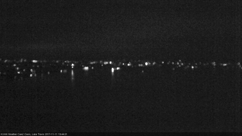 Lake Travis webcam, November 11, 2017 7:15 PM CT