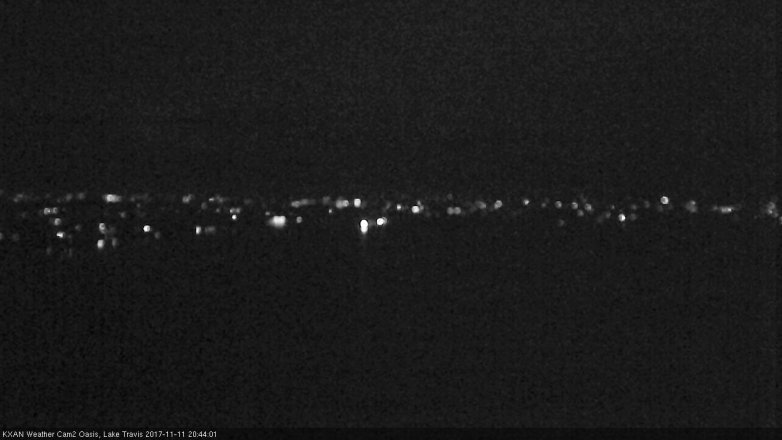 Lake Travis webcam, November 11, 2017 8:15 PM CT