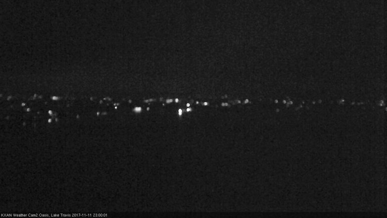 Lake Travis webcam, November 11, 2017 10:15 PM CT