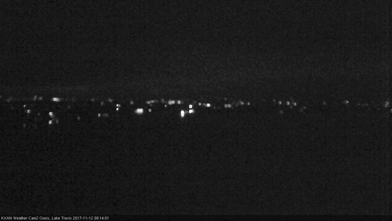 Lake Travis webcam, November 11, 2017 11:20 PM CT