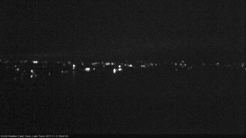 Lake Travis webcam, November 11, 2017 11:50 PM CT