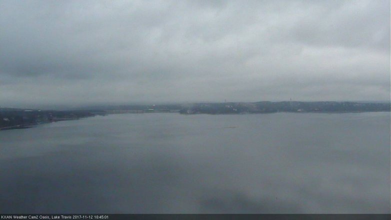 Lake Travis webcam, November 12, 2017 9:50 AM CT