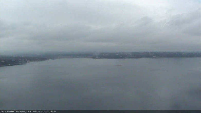 Lake Travis webcam, November 12, 2017 10:20 AM CT