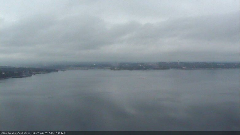 Lake Travis webcam, November 12, 2017 10:40 AM CT