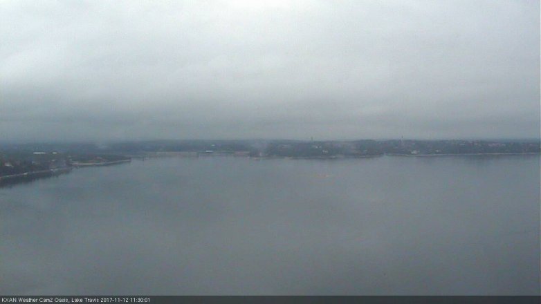 Lake Travis webcam, November 12, 2017 10:55 AM CT