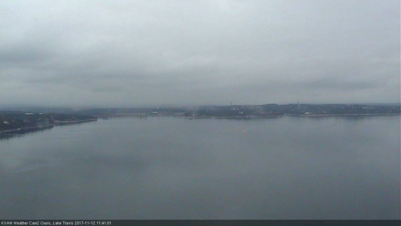 Lake Travis webcam, November 12, 2017 11:00 AM CT