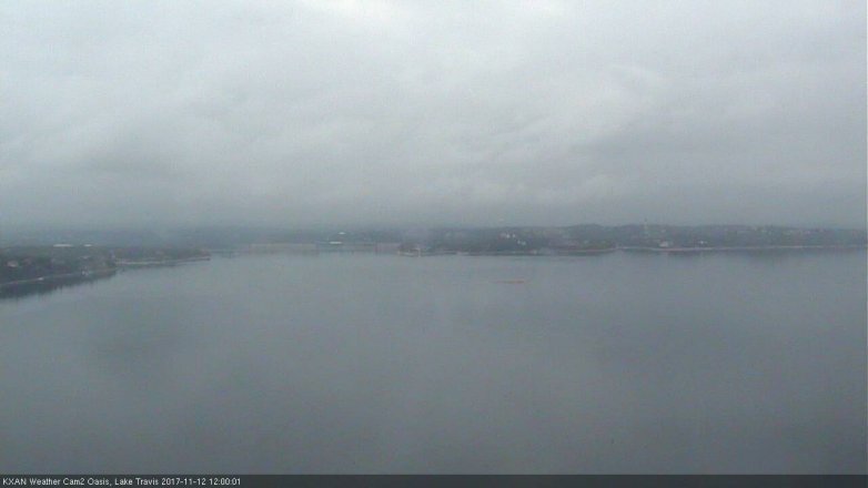 Lake Travis webcam, November 12, 2017 11:05 AM CT