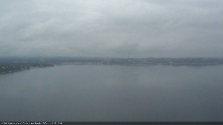 Lake Travis webcam, November 12, 2017 11:25 AM CT