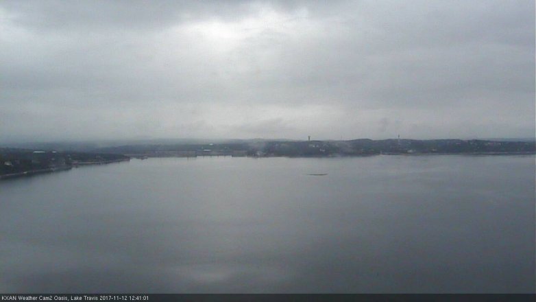 Lake Travis webcam, November 12, 2017 11:45 AM CT