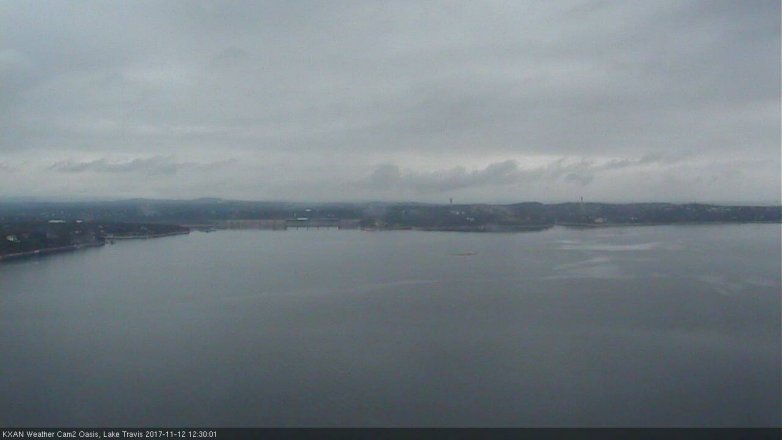 Lake Travis webcam, November 12, 2017 11:50 AM CT