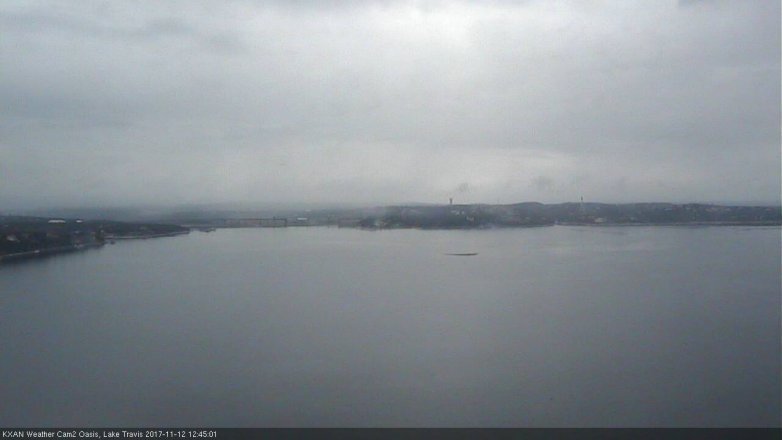 Lake Travis webcam, November 12, 2017 11:55 AM CT