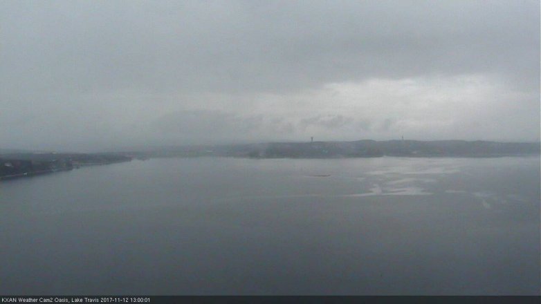 Lake Travis webcam, November 12, 2017 12:20 PM CT
